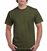 Camiseta Heavy Hombre Gildan - Color Verde Militar